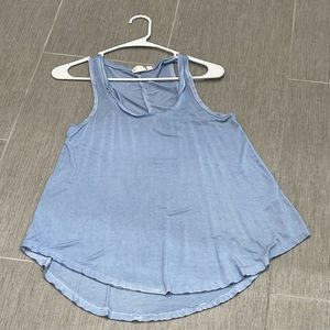 White Crow blue tank